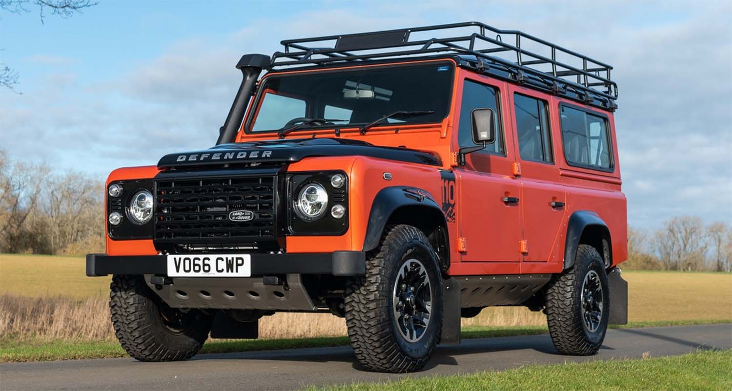 Last Off The Line Land Rover Defender 110 Adventure With Just 52 Miles Set  To Break Auction Sales Record