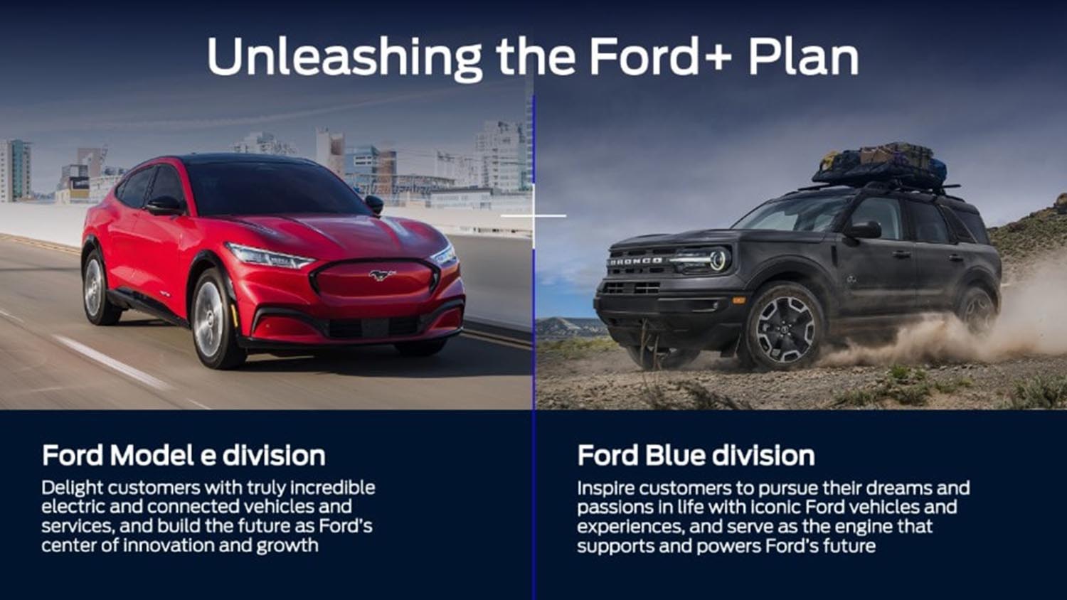 Ford Splits The ICE And EV Divisions Into 2 Units