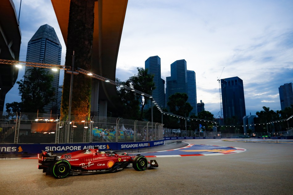 F1 – Leclerc Quickest In FP3 As Heavy Rain Cuts Running Short In Singapore