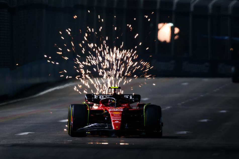 F1 – Sainz Sets The Pace In Final Practice In Singapore As Red Bull’s Struggles Continue