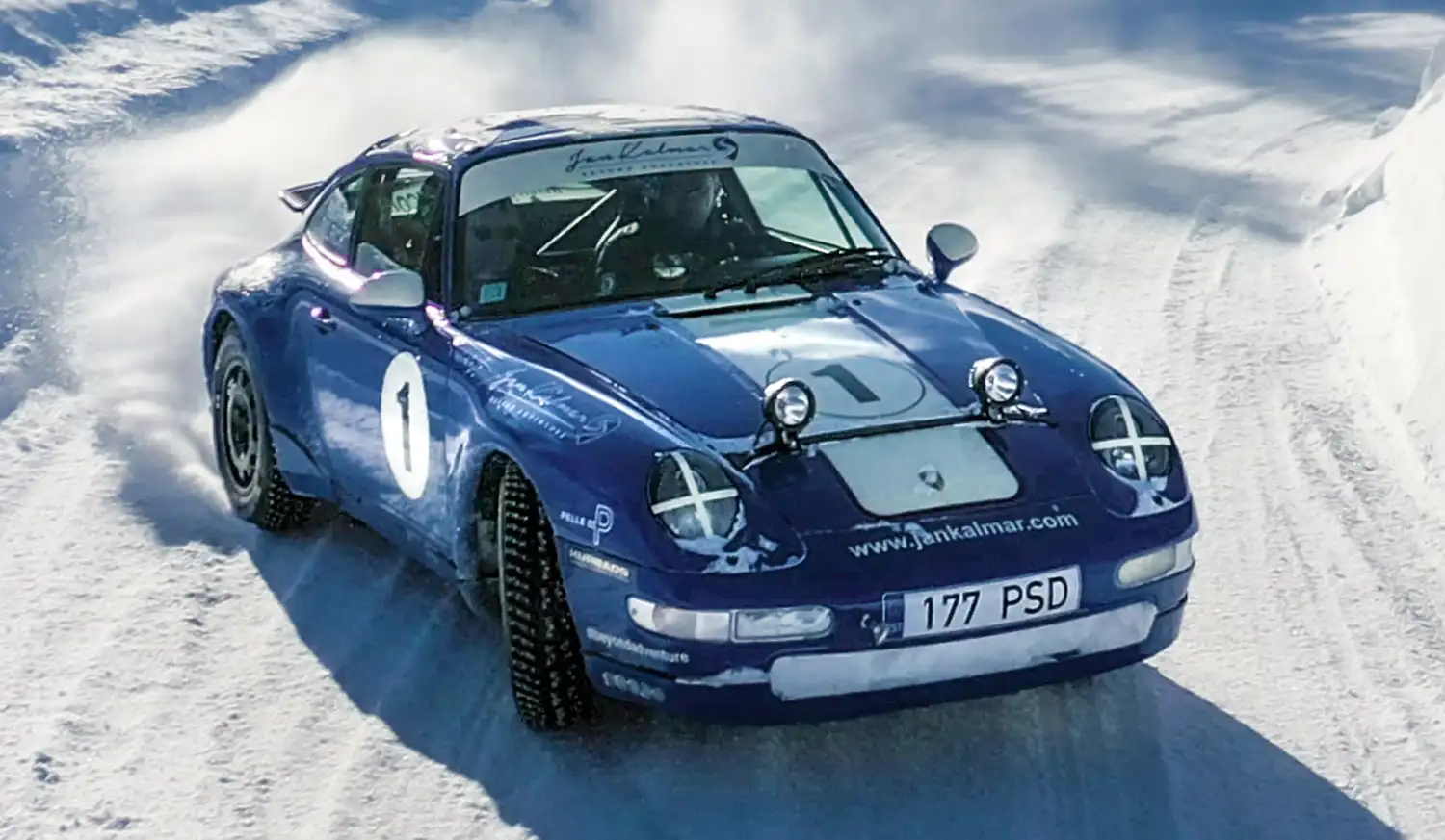 Experience Extreme Air-Cooled Porsche 911 Ice Driving In Santa’s Back Garden This January