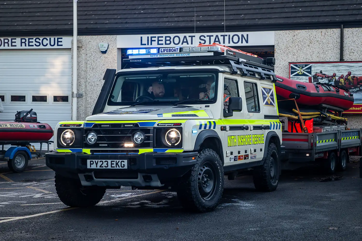 Nith Inshore Rescue selects INEOS Grenadier as new search and rescue vehicle