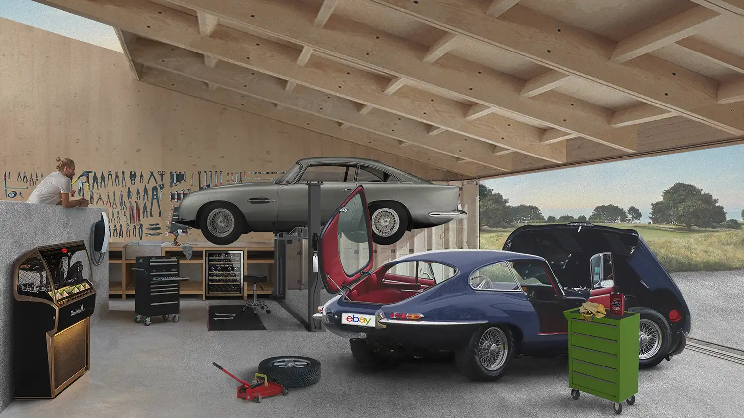 eBay reveals the ultimate garage, as more than half of motorists admit they would consider moving house if it came with the “perfect garage”
