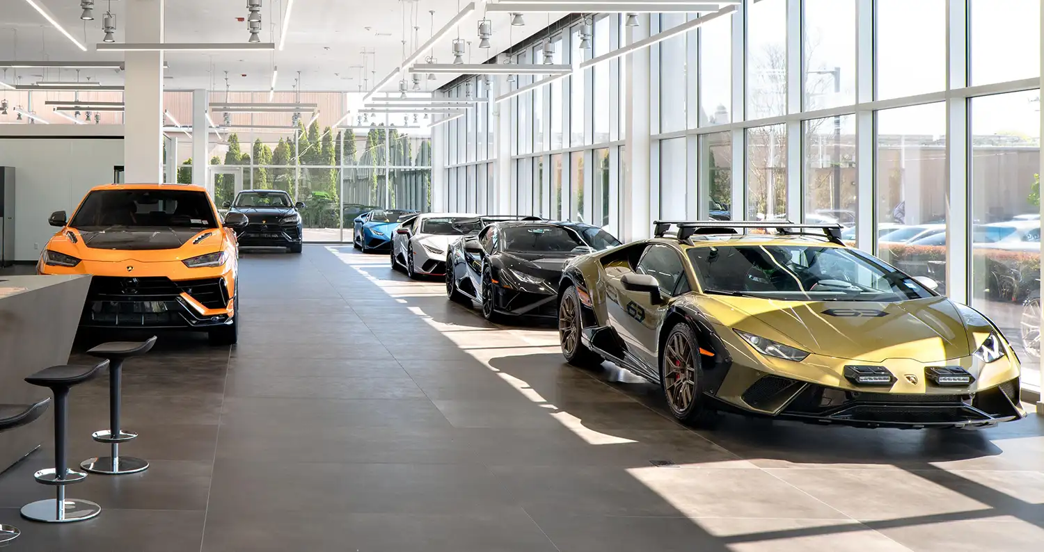 Lamborghini Unveils Redesigned Showroom in Long Island