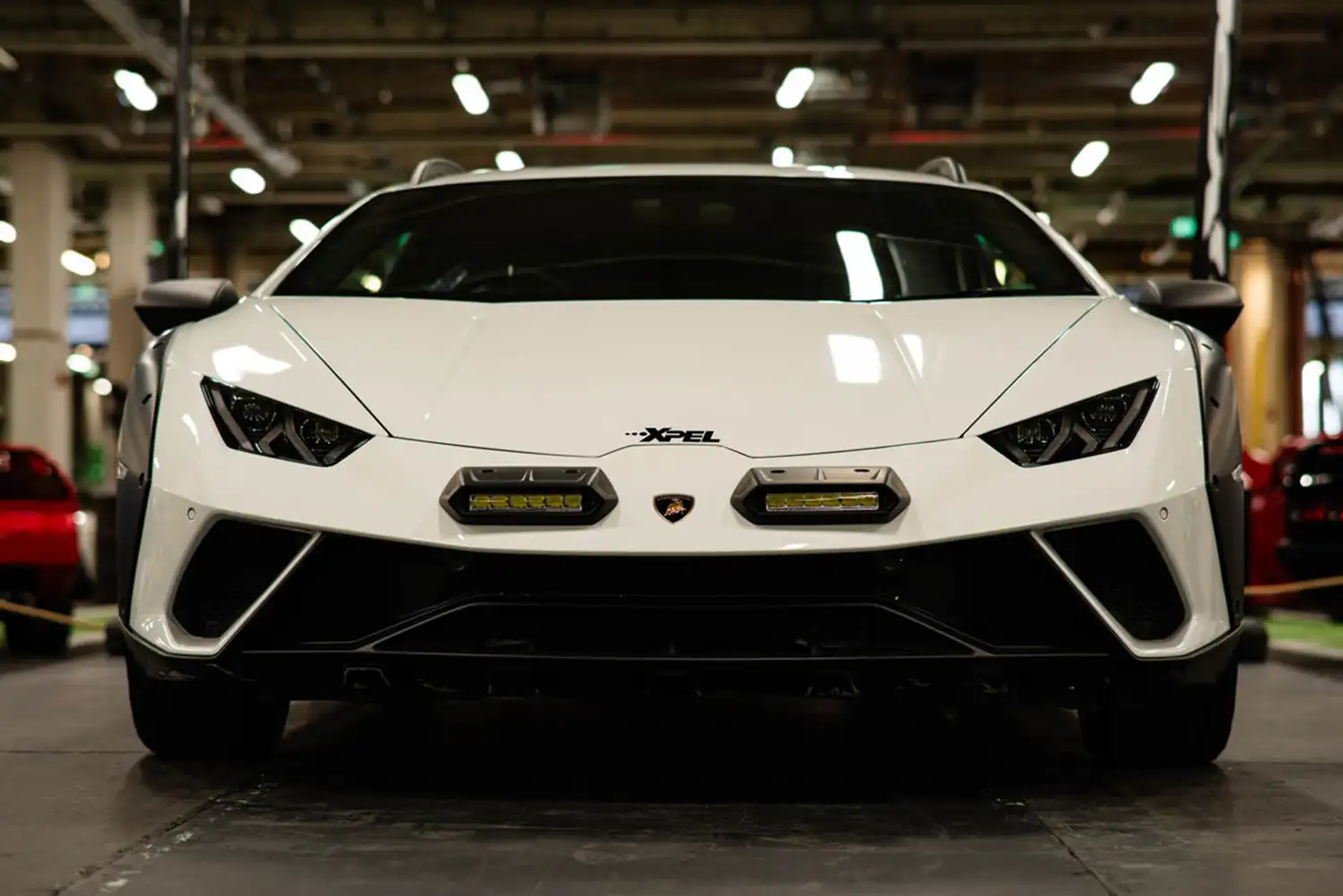Live Art Lamborghini steals the show at Wembley Underground Automotive Spectacular