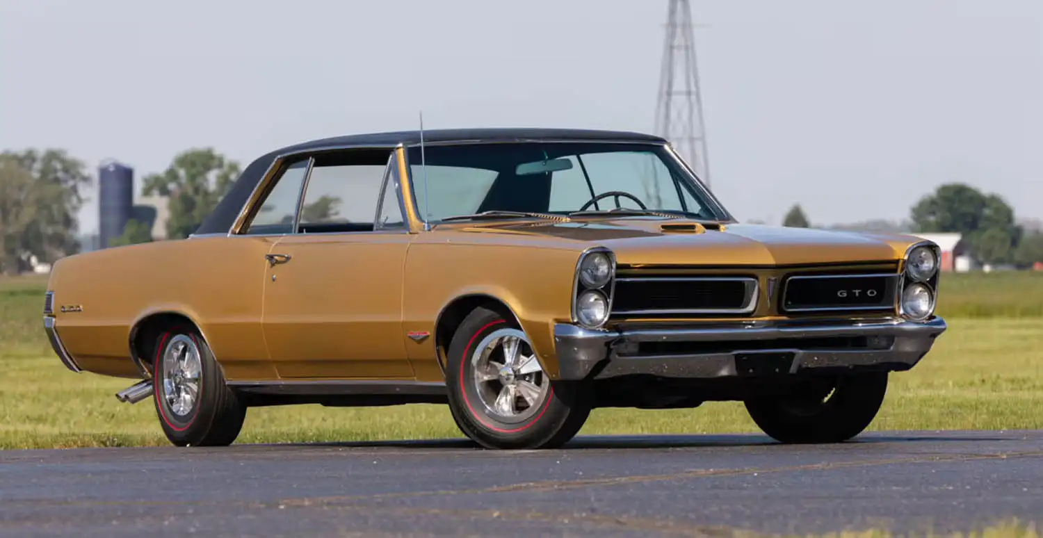 Rare 1965 Pontiac GTO Hardtop in Tiger Gold Up for Auction
