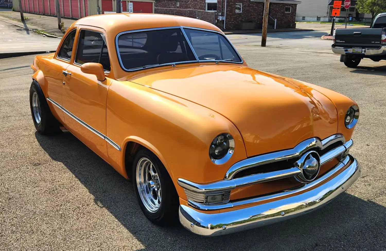1950 Ford Custom Deluxe Club Coupe: A Bright Tangerine Dream