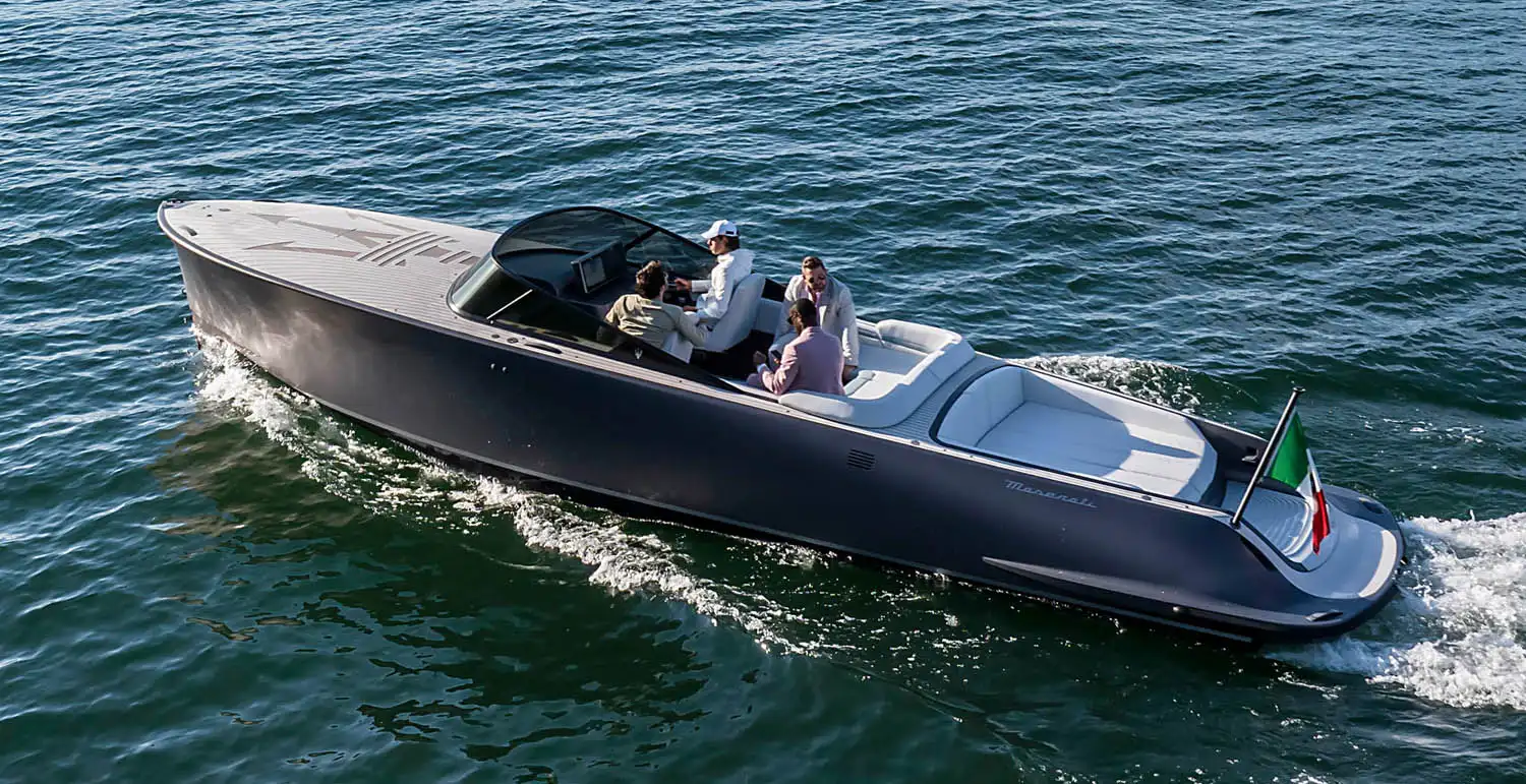 Maserati TRIDENTE: The Luxury Electric Powerboat by Vita Power
