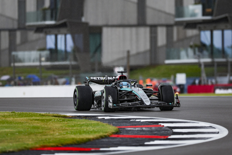 F1 – Russell Quickest In Wet Final Practice At Silverstone Ahead Of Hamilton And Norris