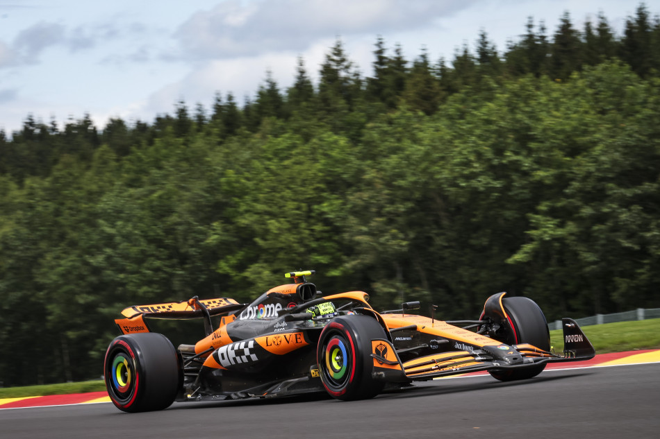 F1 – Norris And Piastri Give Mclaren One-Two In Second Practice For Belgian Grand Prix