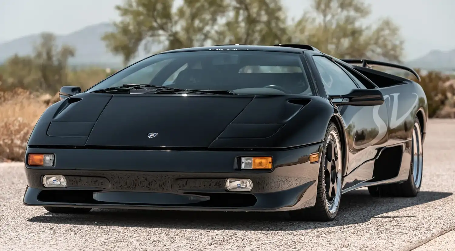 Bid on a Legend: 1998 Lamborghini Diablo SV in Black