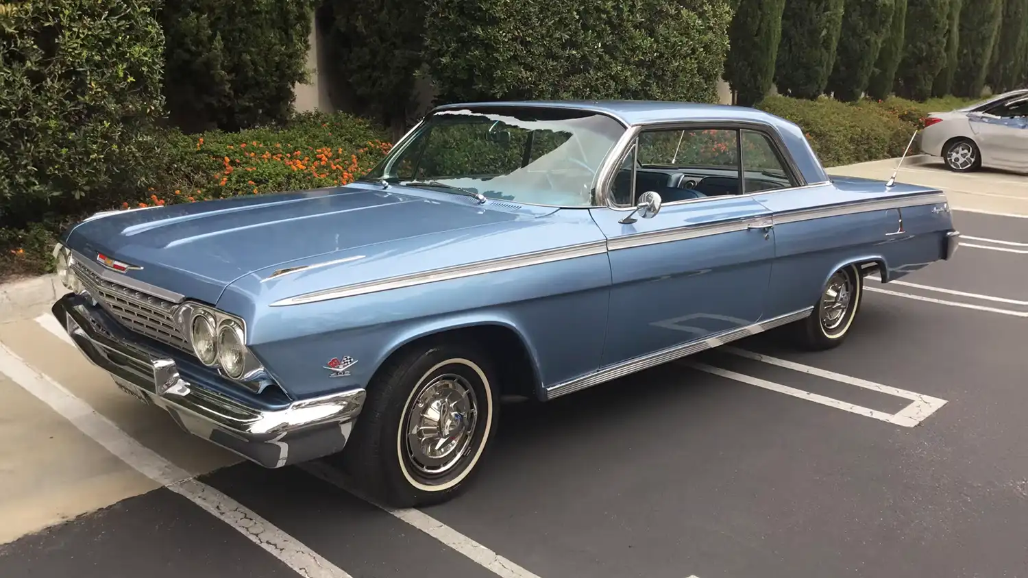 1962 Chevrolet Impala SS Hardtop: Silver Blue Beauty with 409 Engine