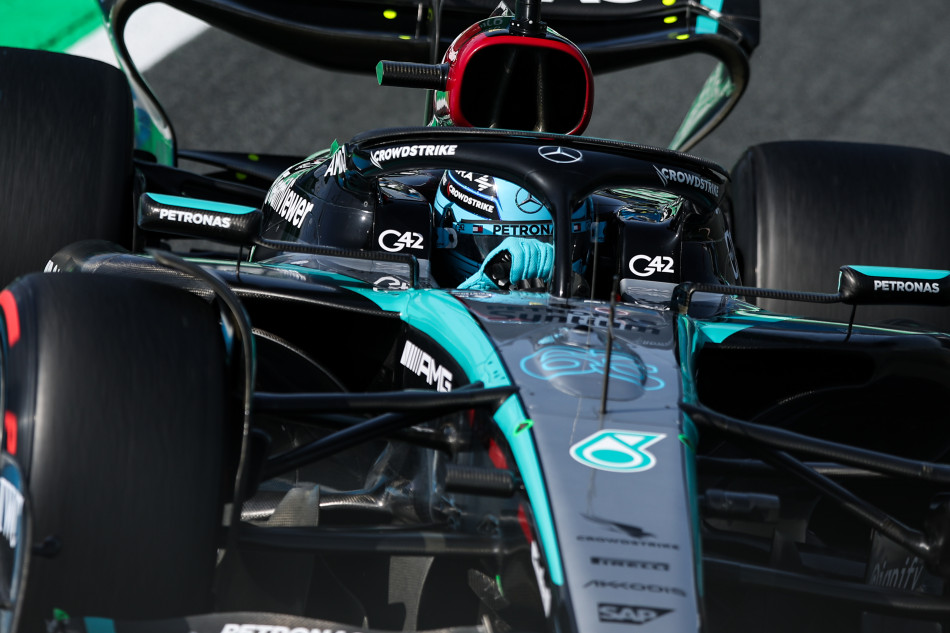 F1 – Russell quickest in second practice at Zandvoort as Hülkenberg crashes