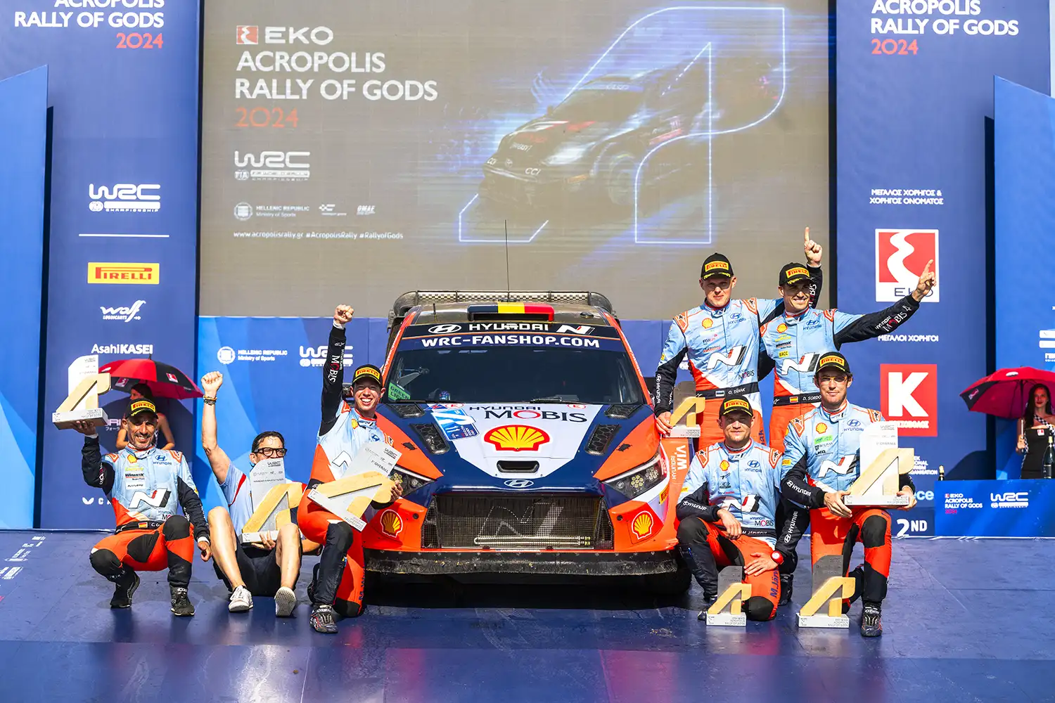 WRC – Thierry Neuville Triumphs in Epic Acropolis Rally as Sébastien Ogier Suffers Final Stage Drama