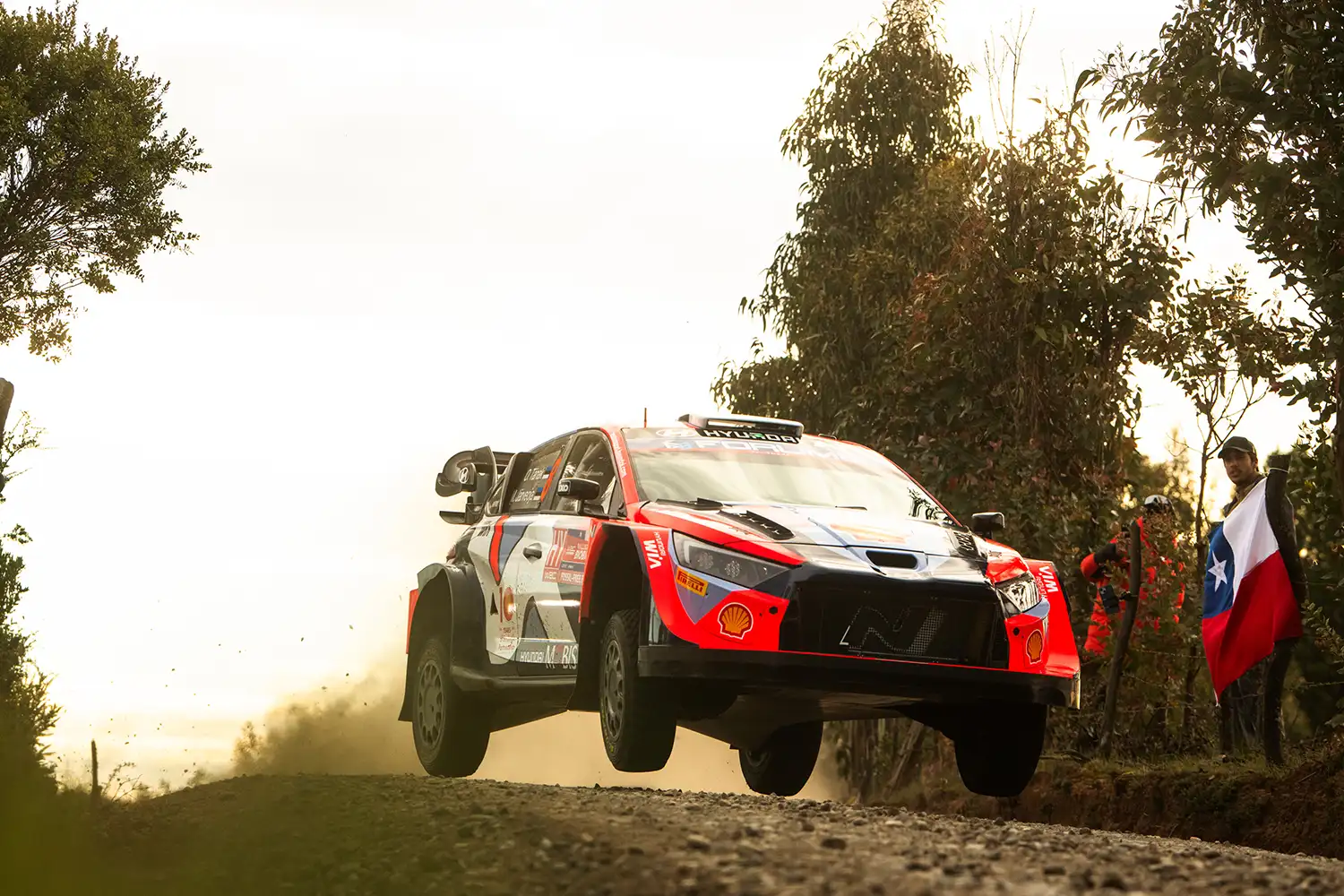 Tänak Narrowly Leads Evans After Dramatic Opening Day at WRC Chile