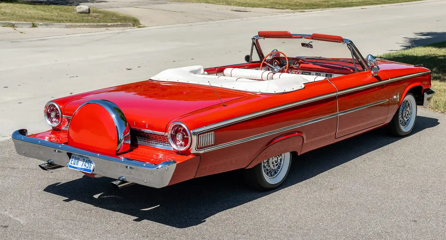 1963 Ford Galaxie 500: Vintage Power and Style in Red