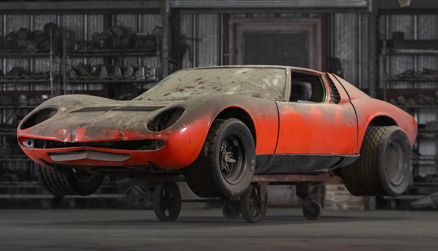 A $450,000 Project: Rare Lamborghini Miura P400 Seeks a Bold Restorer