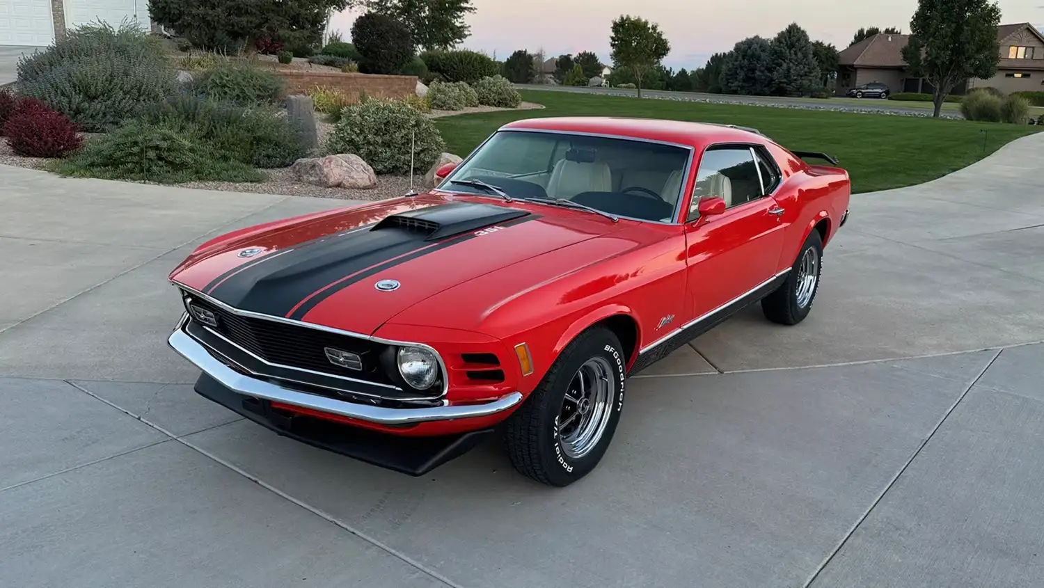 1970 Ford Mustang Mach 1: Power and Style in Calypso Coral