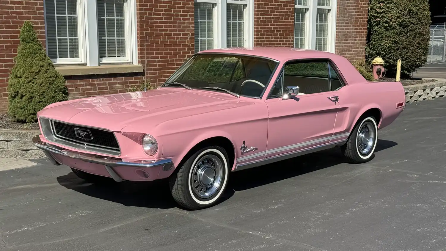 Vibrant Heritage: 1968 Ford Mustang Coupe in Factory Pink!