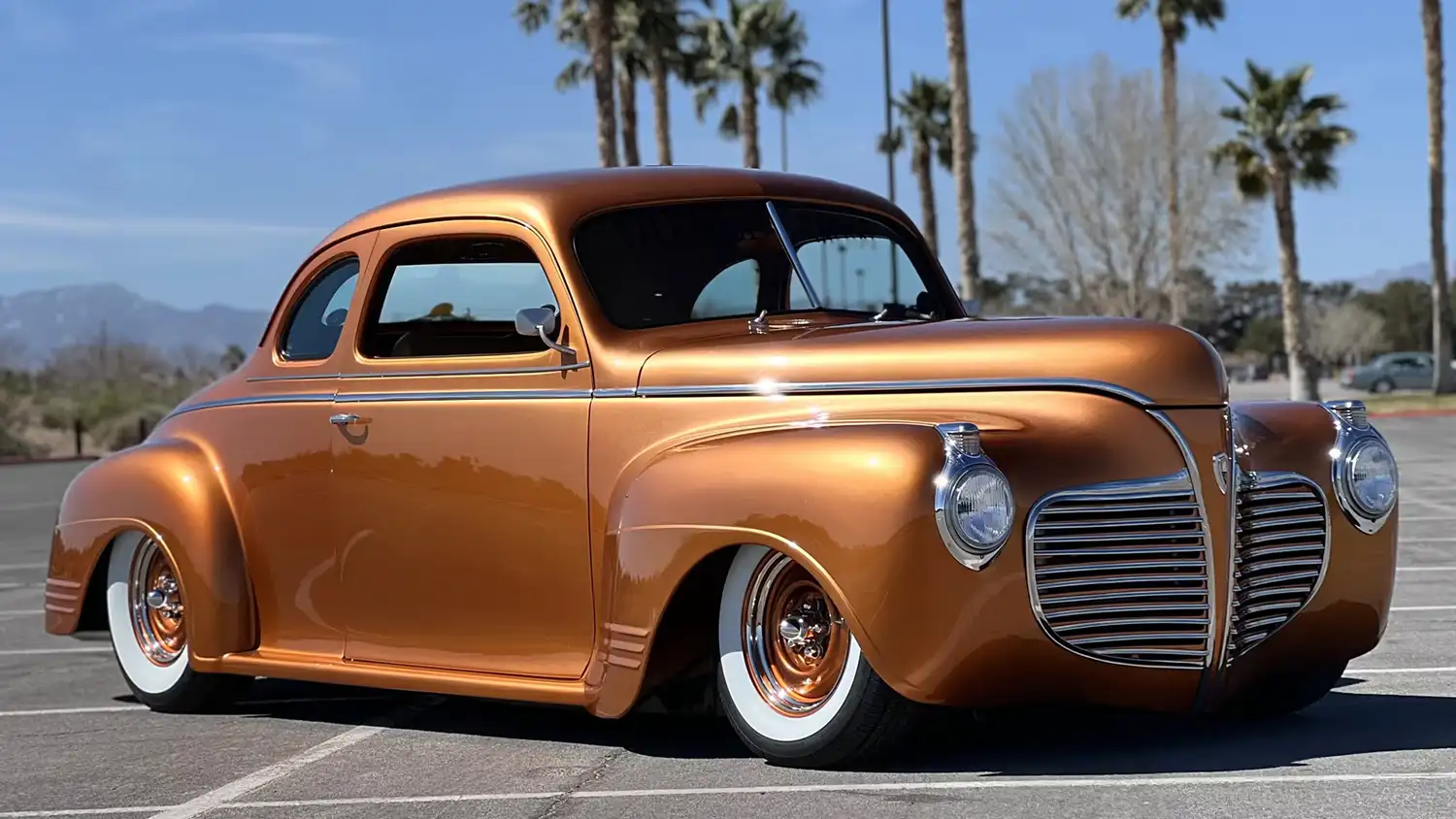 1941 Plymouth Custom Coupe: A Candy Orange Masterpiece Set to Turn Heads in Las Vegas