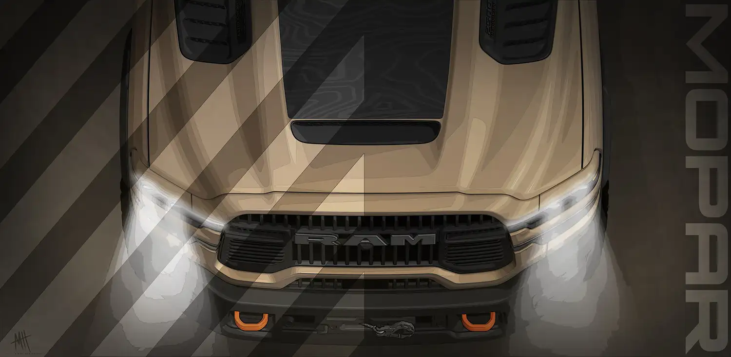 Mopar Teases Rugged 2025 Ram 2500 HD Concept for SEMA