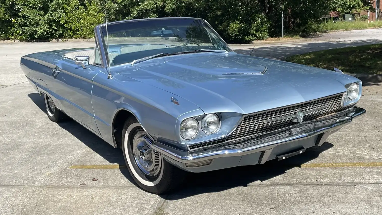 1966 Ford Thunderbird Convertible: A Silver Mink Beauty