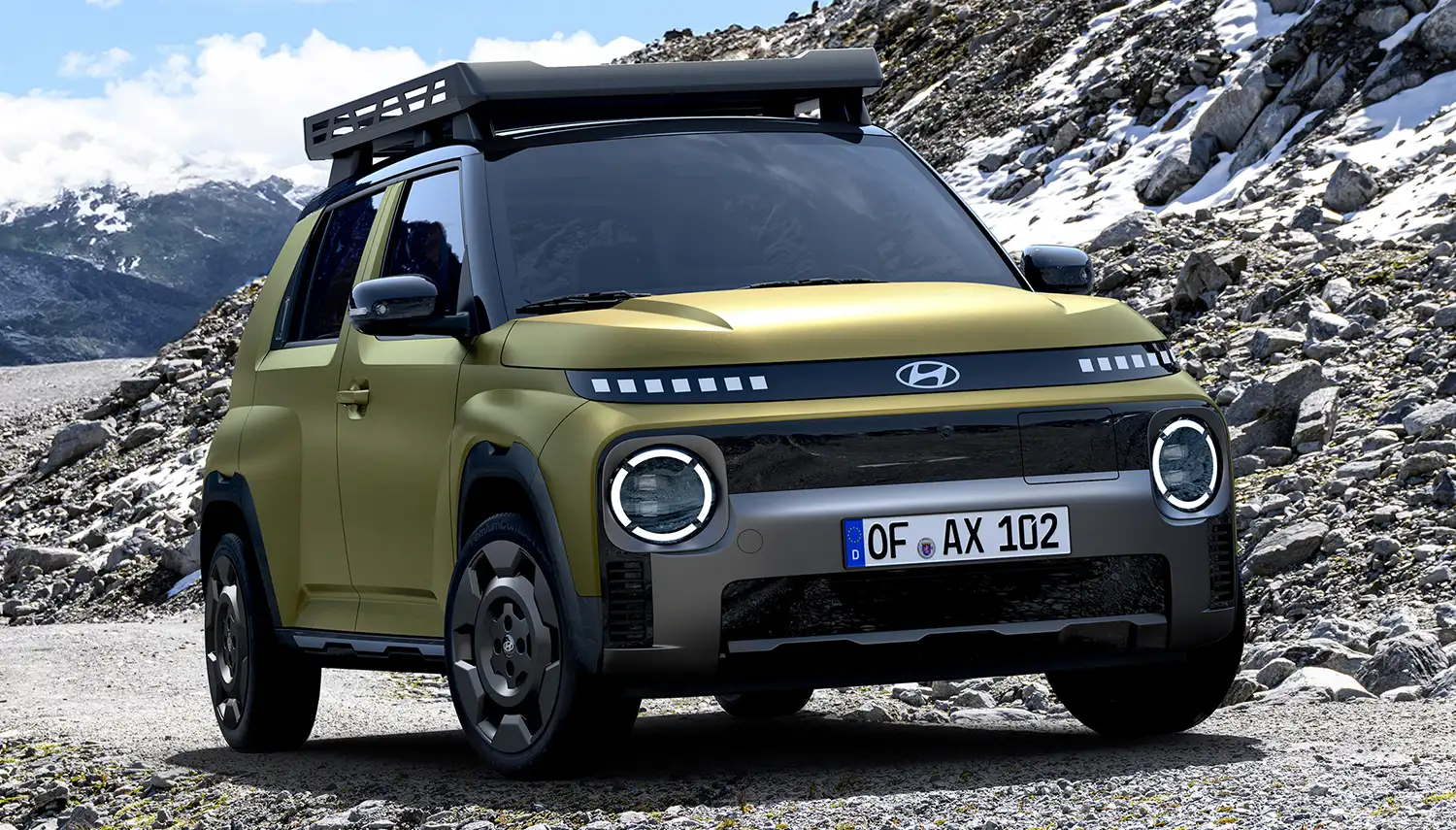 Hyundai INSTER Cross: A Versatile Electric City Car with Outdoor-Focused Design