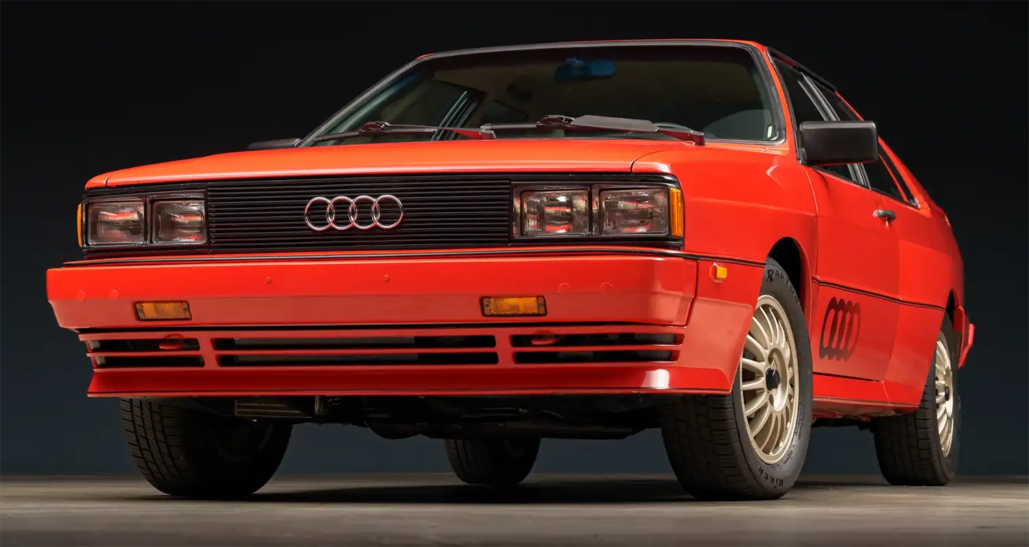 1983 Audi Quattro: A Rare Mars Red Turbocharged Icon