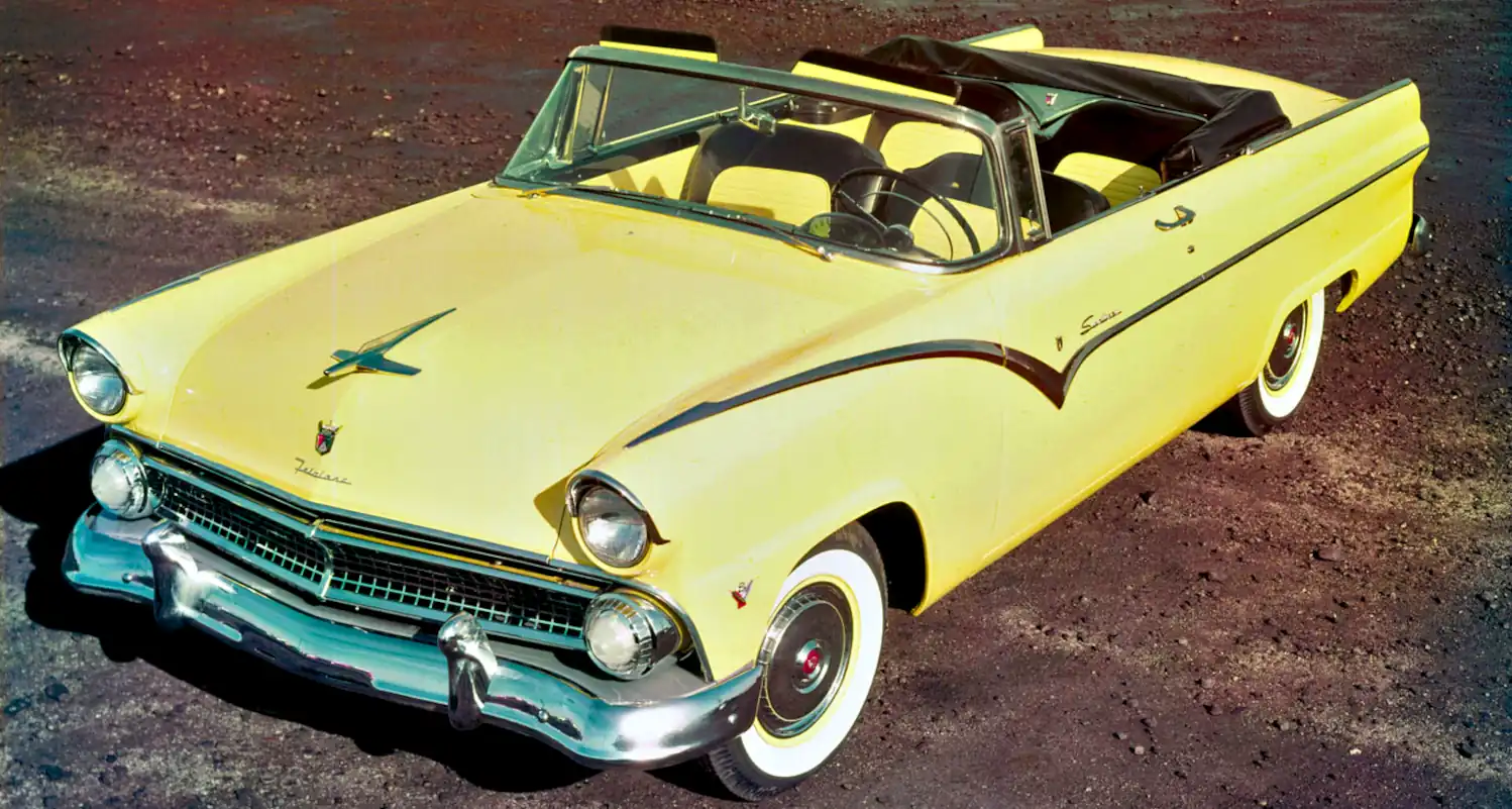1955 Ford Fairlane Sunliner: Chrome, Color, and Character