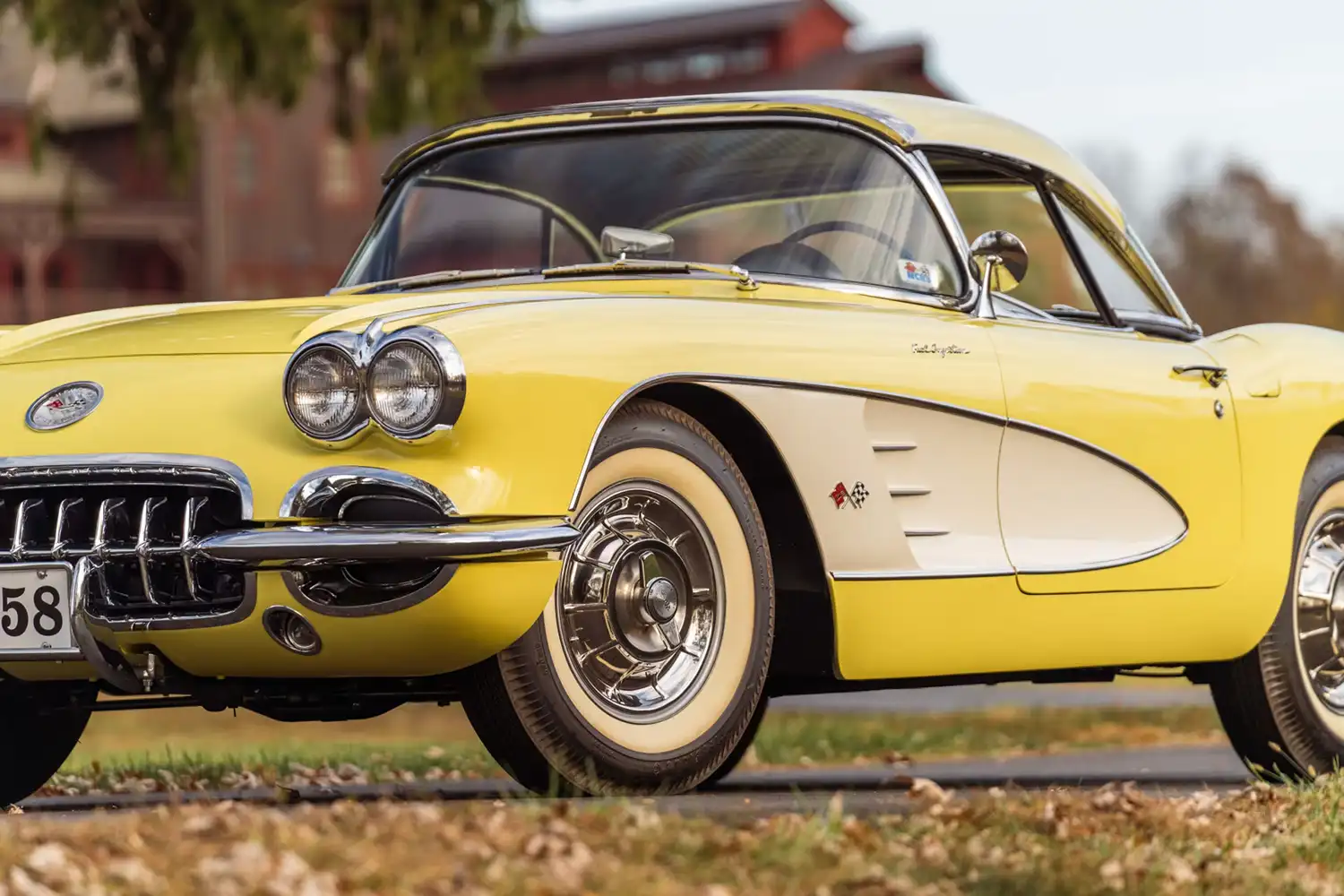 1958 Corvette Convertible: Fuel-Injected Power in Rare Panama Yellow