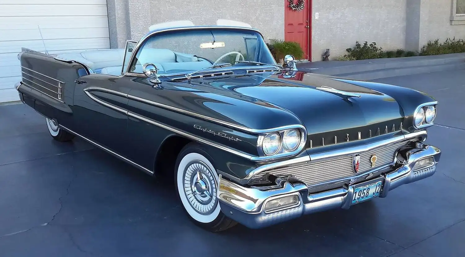 Cruise in Chrome: Restored 1958 Oldsmobile 88 Convertible Seeks New Home