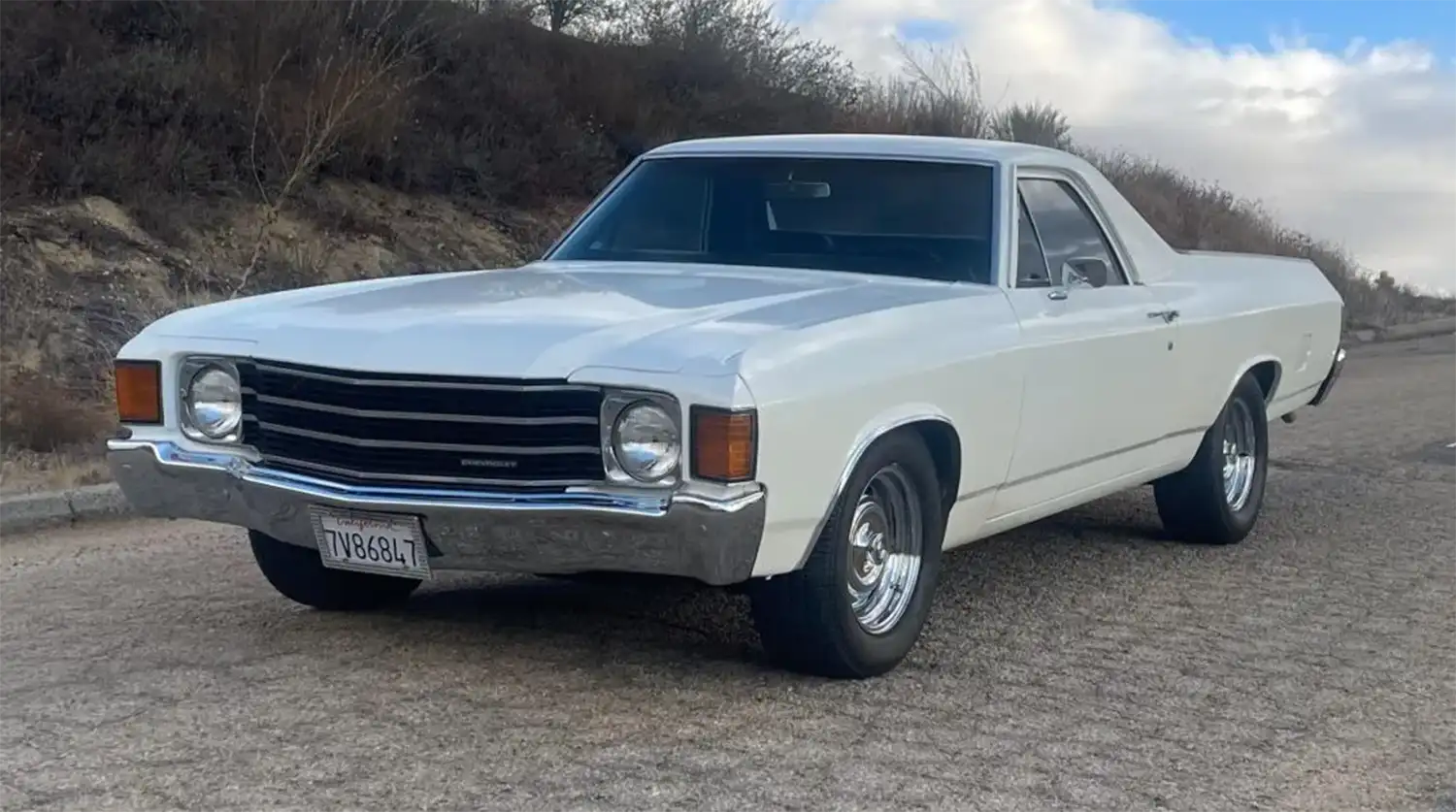 White and Powerful: The 1972 Chevrolet El Camino Custom