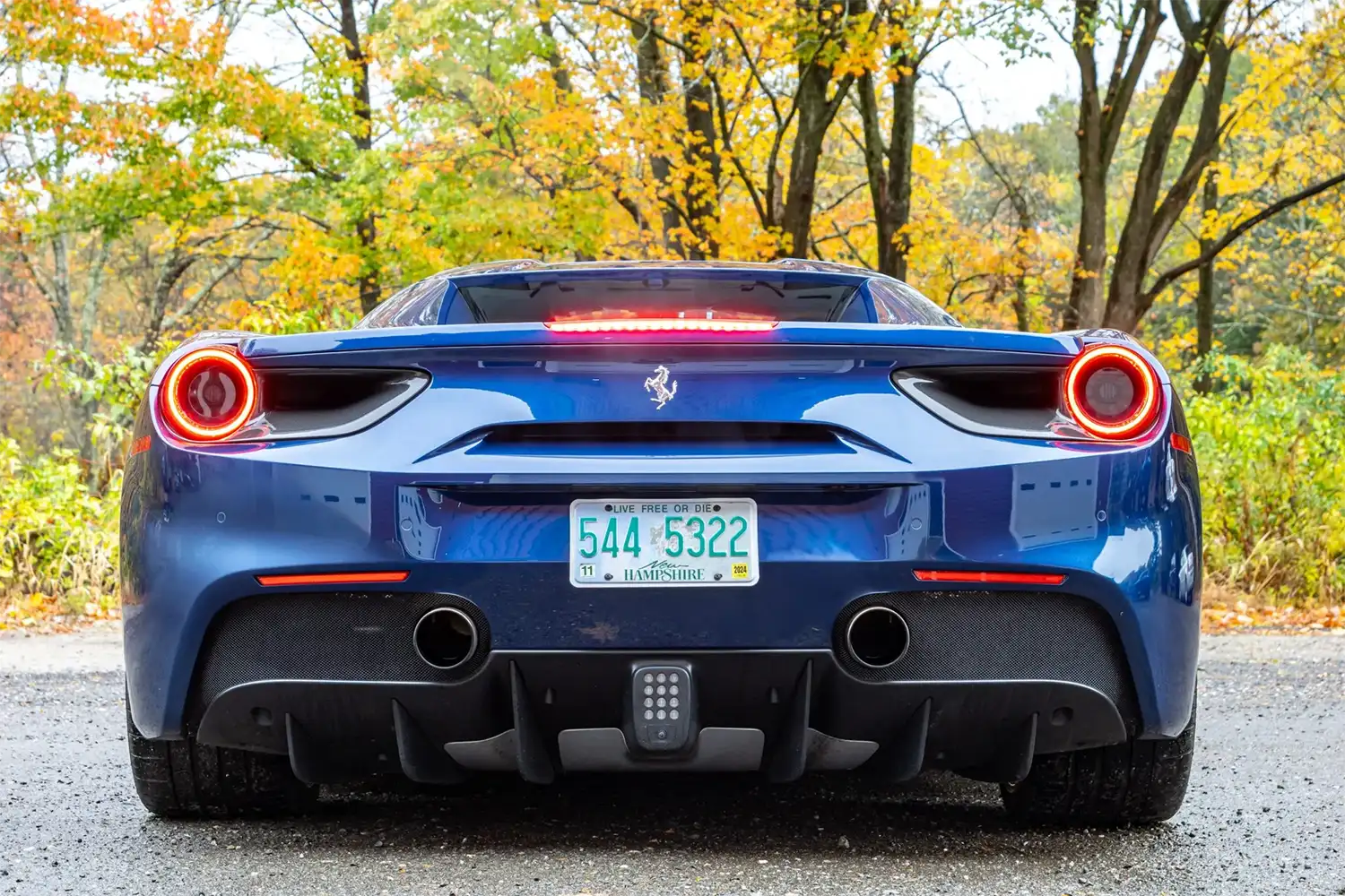 Ferrari 488 Spider: A Symphony of Power in Blue Tour de France