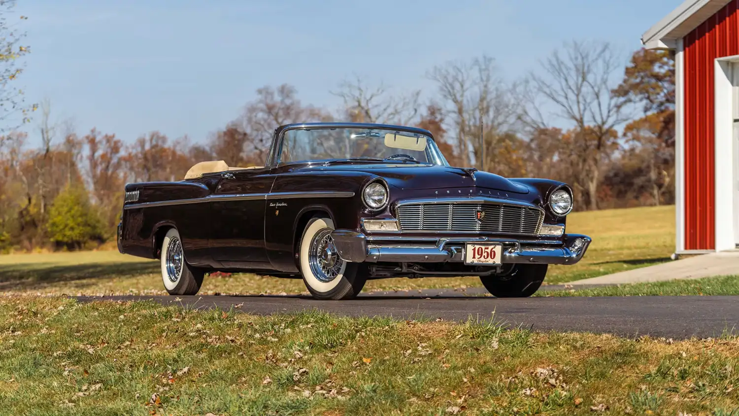 1956 Chrysler New Yorker Convertible: Maroon Elegance Revived