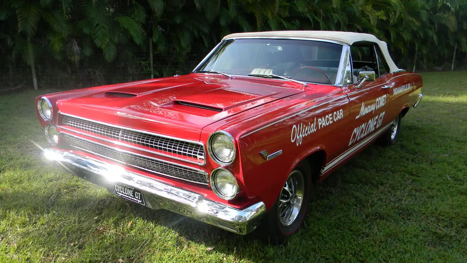 1966 Mercury Comet Cyclone GT Pace Car: Rare American Muscle in Cardinal Red