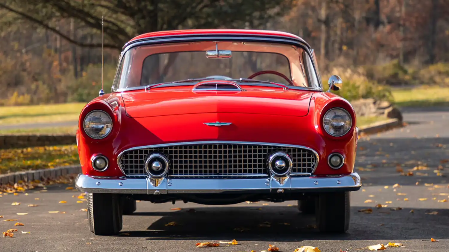 1956 Ford Thunderbird Convertible: Torch Red Classic Icon