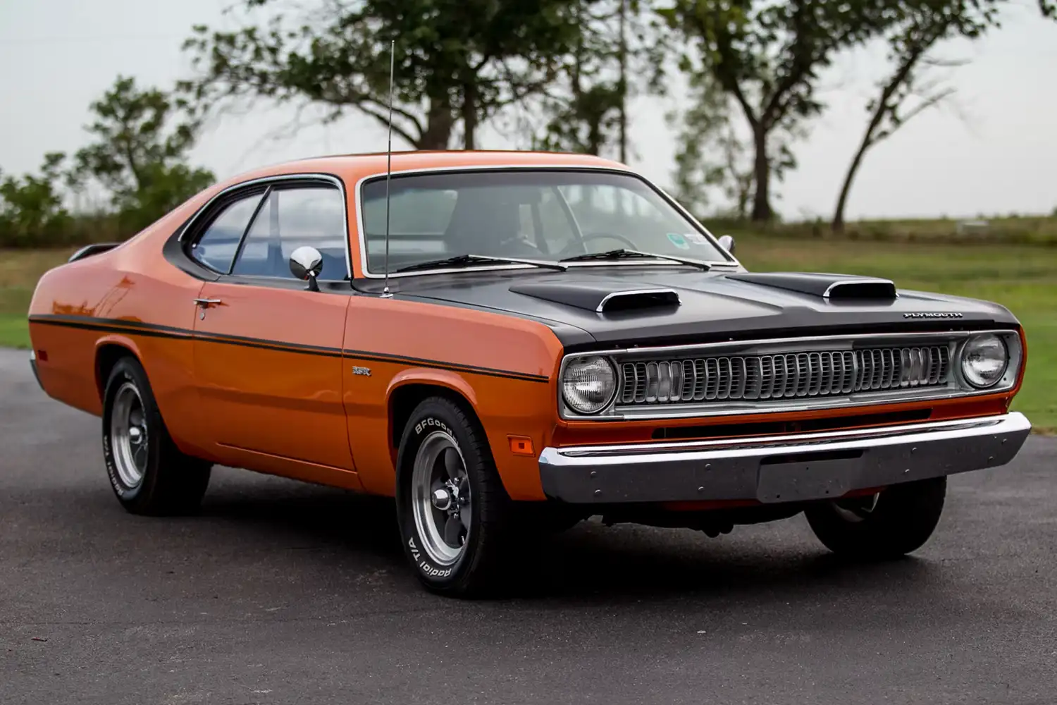 1970 Plymouth Duster: Orange and Black Beauty