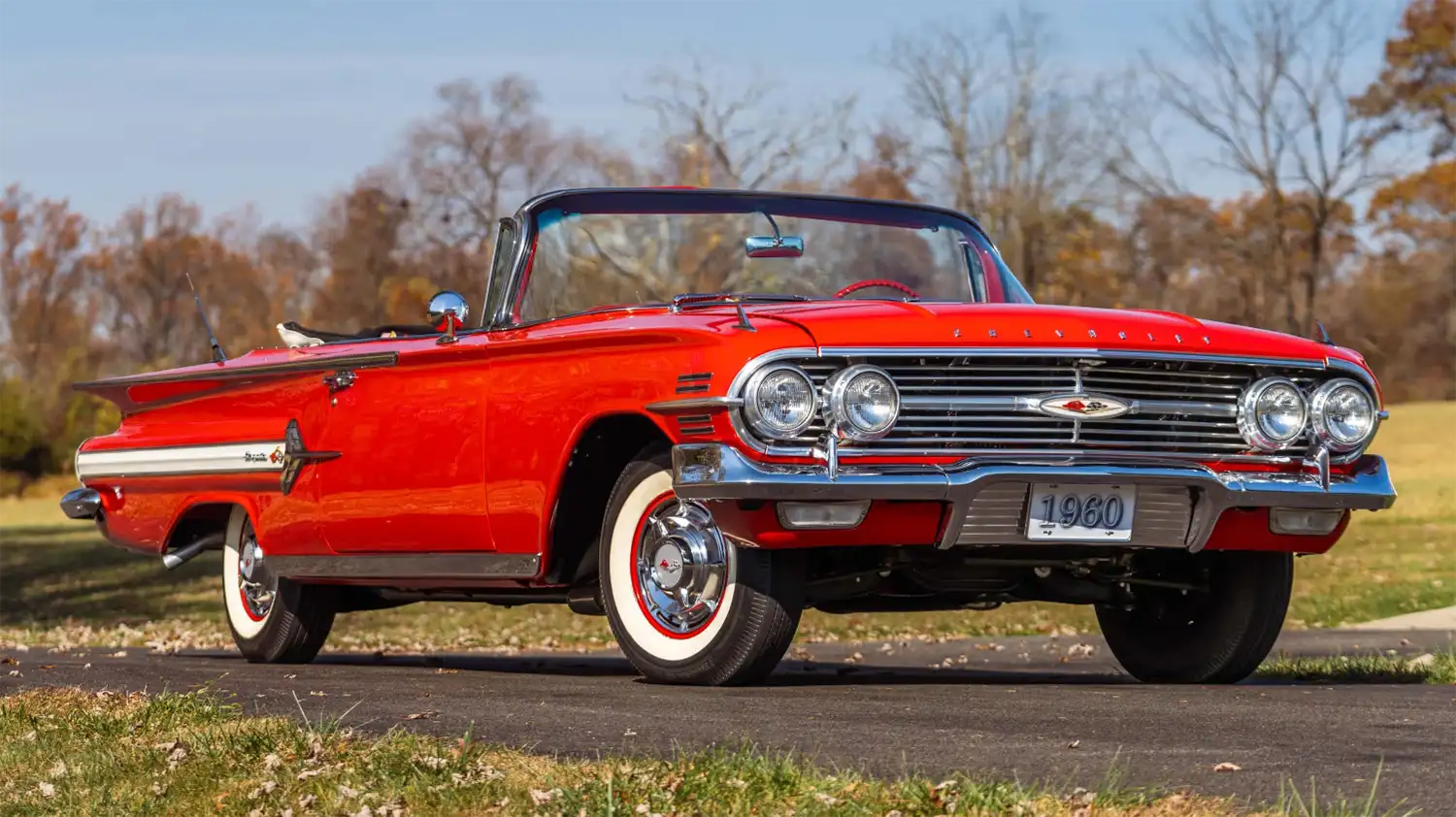 1960 Chevrolet Impala Convertible: Classic Roman Red Beauty