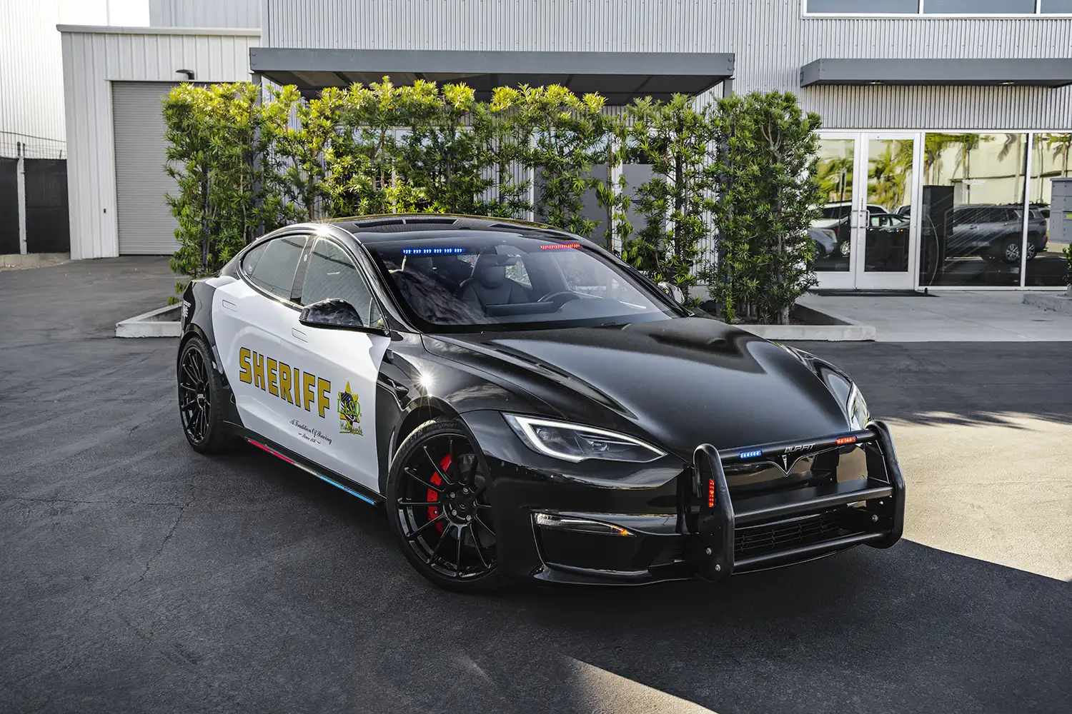 Unplugged Performance Debuts Nation’s First Tesla Model S Plaid Police Vehicle