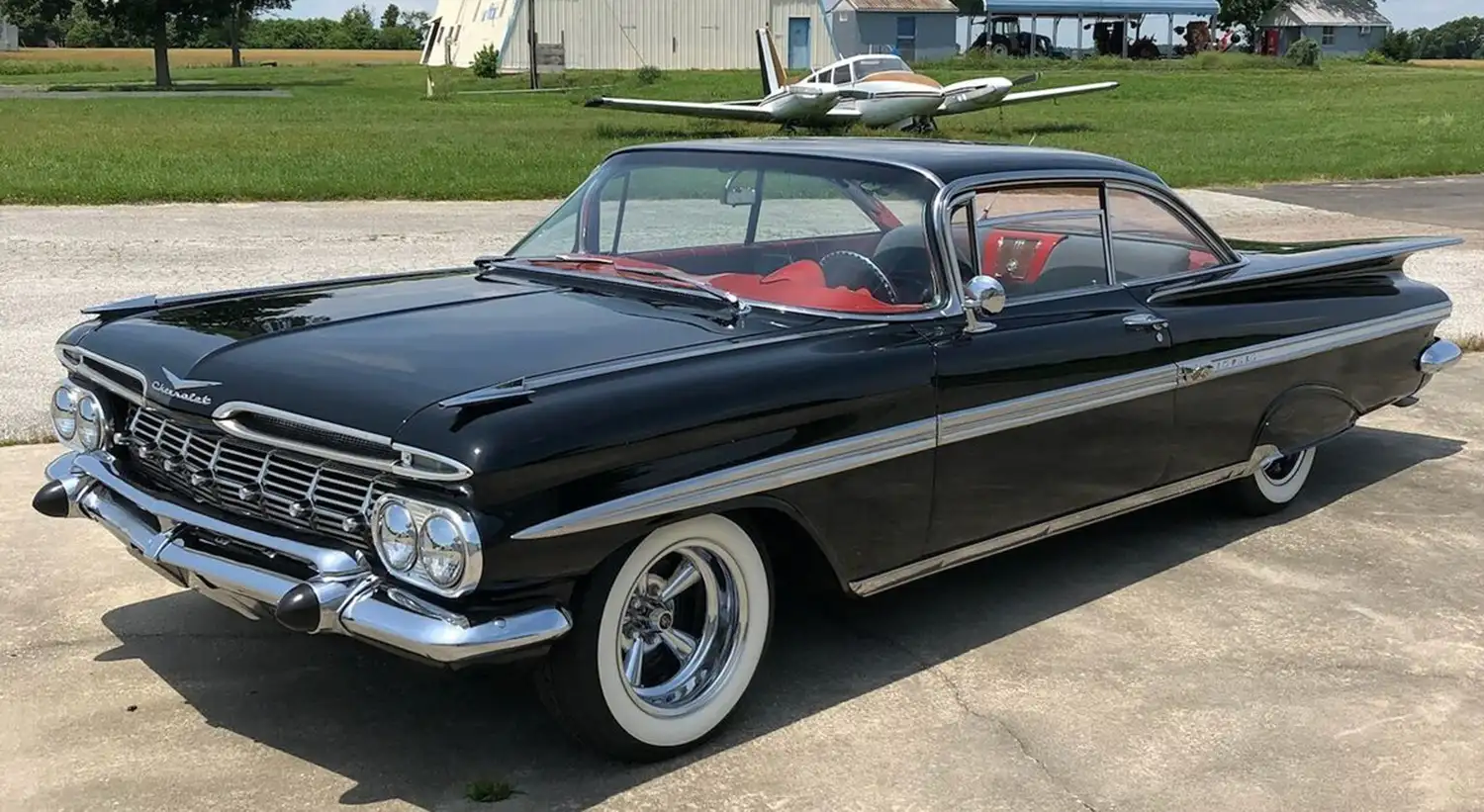 Nostalgic Nights: 1959 Chevrolet Impala Sport Coupe Hardtop