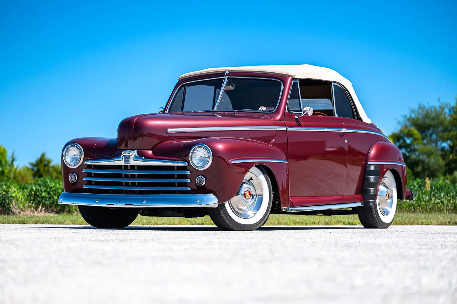 Red Hot Rod: 1947 Ford Super Deluxe