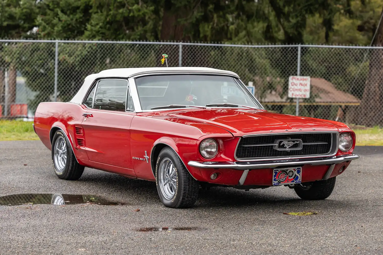 The Candy Apple Red Dream: A 1967 Ford Mustang Convertible