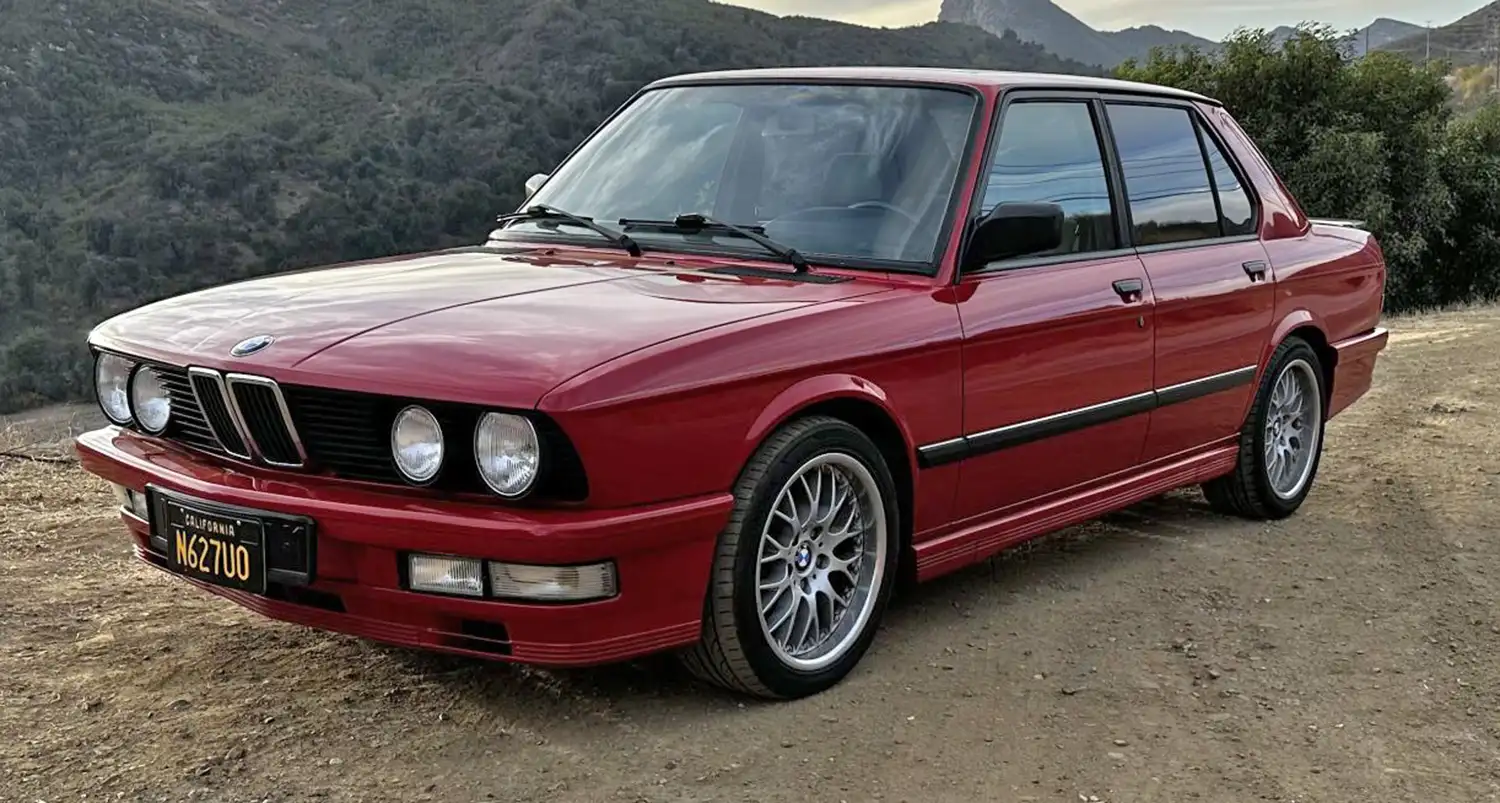 Cinnabar Red Fire: A 1987 BMW 535is