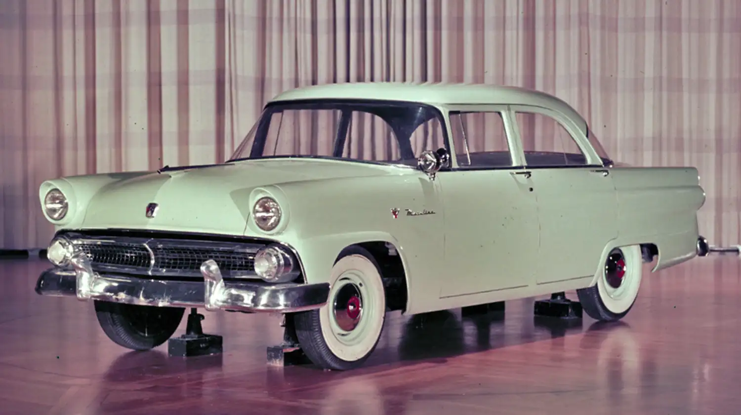 Iconic Style: 1955 Ford Mainline Two-Door Sedan