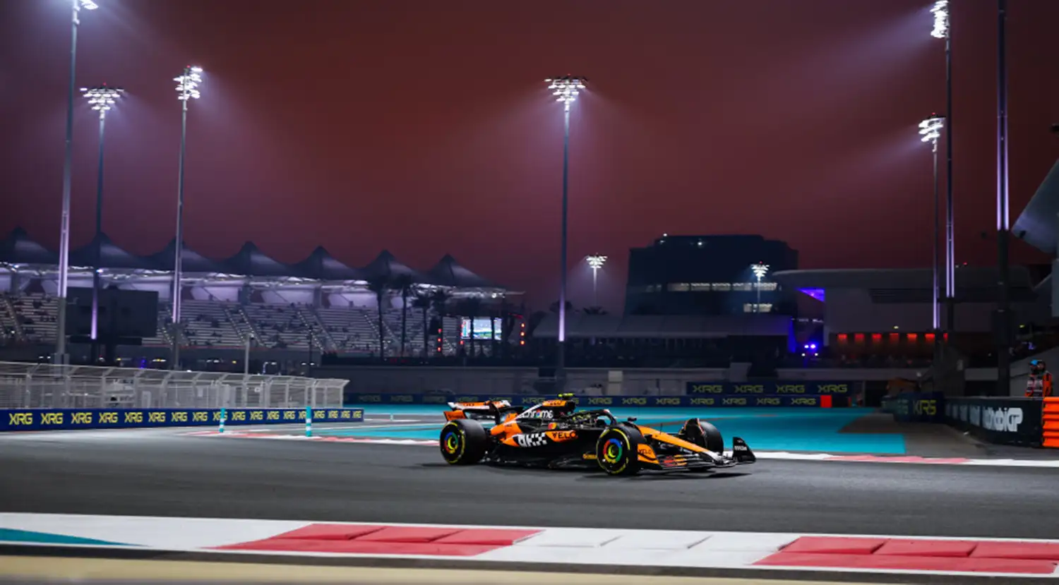 F1 – Norris leads McLaren 1-2 in second practice at Yas Marina