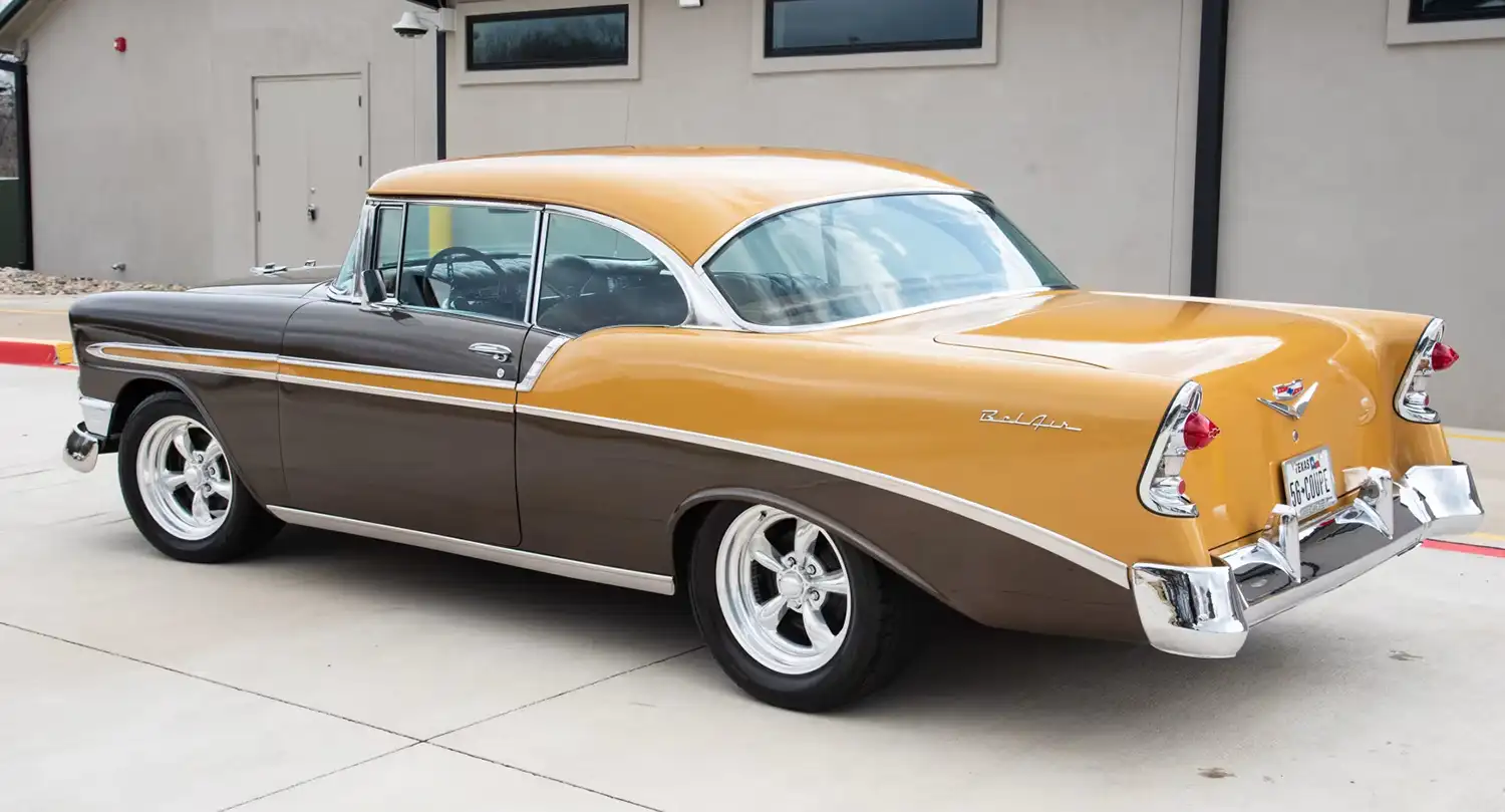 1956 Chevrolet Bel Air: A Custom Marvel in Metallic Brown and Peanut Butter