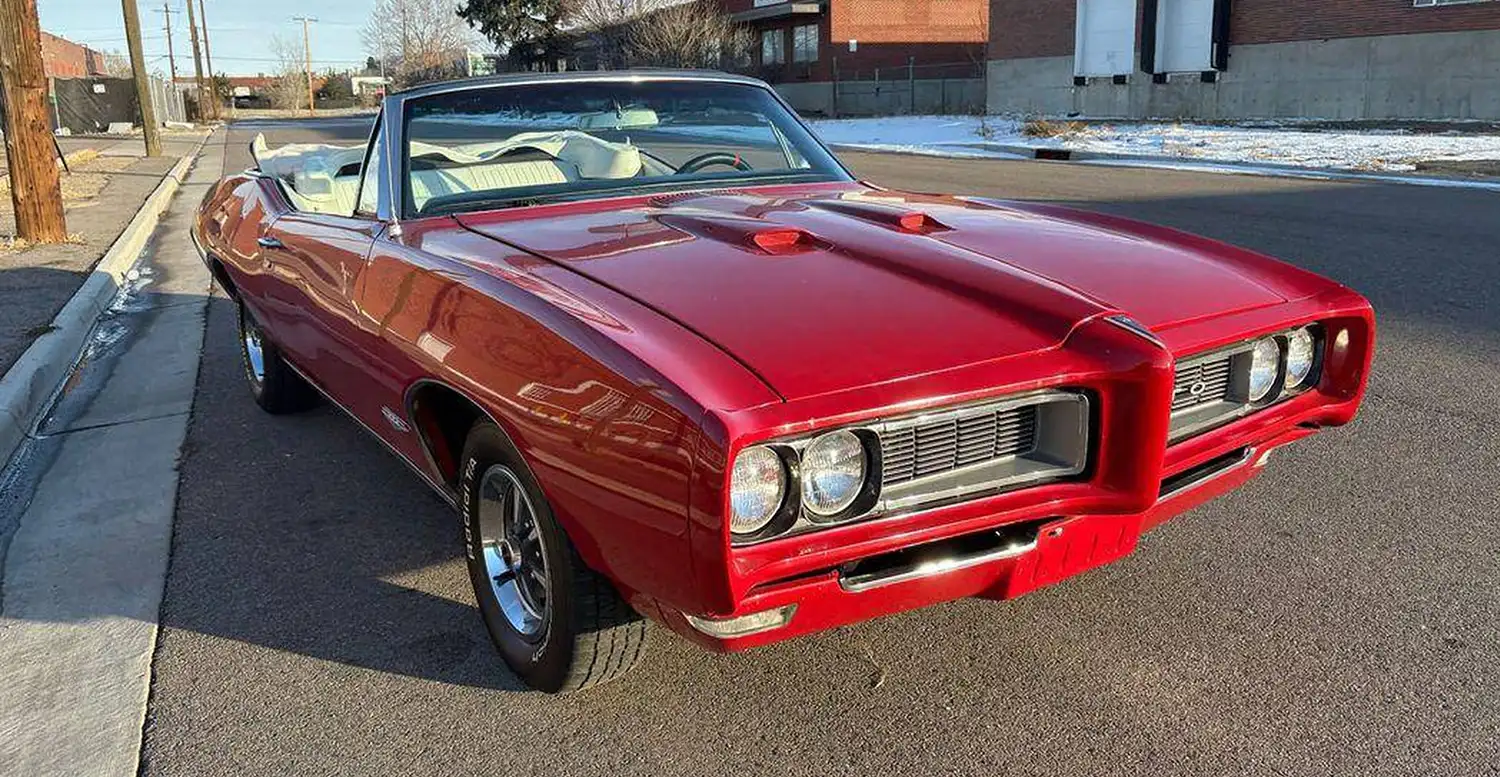 1968 Pontiac GTO Convertible: Red Hot Power