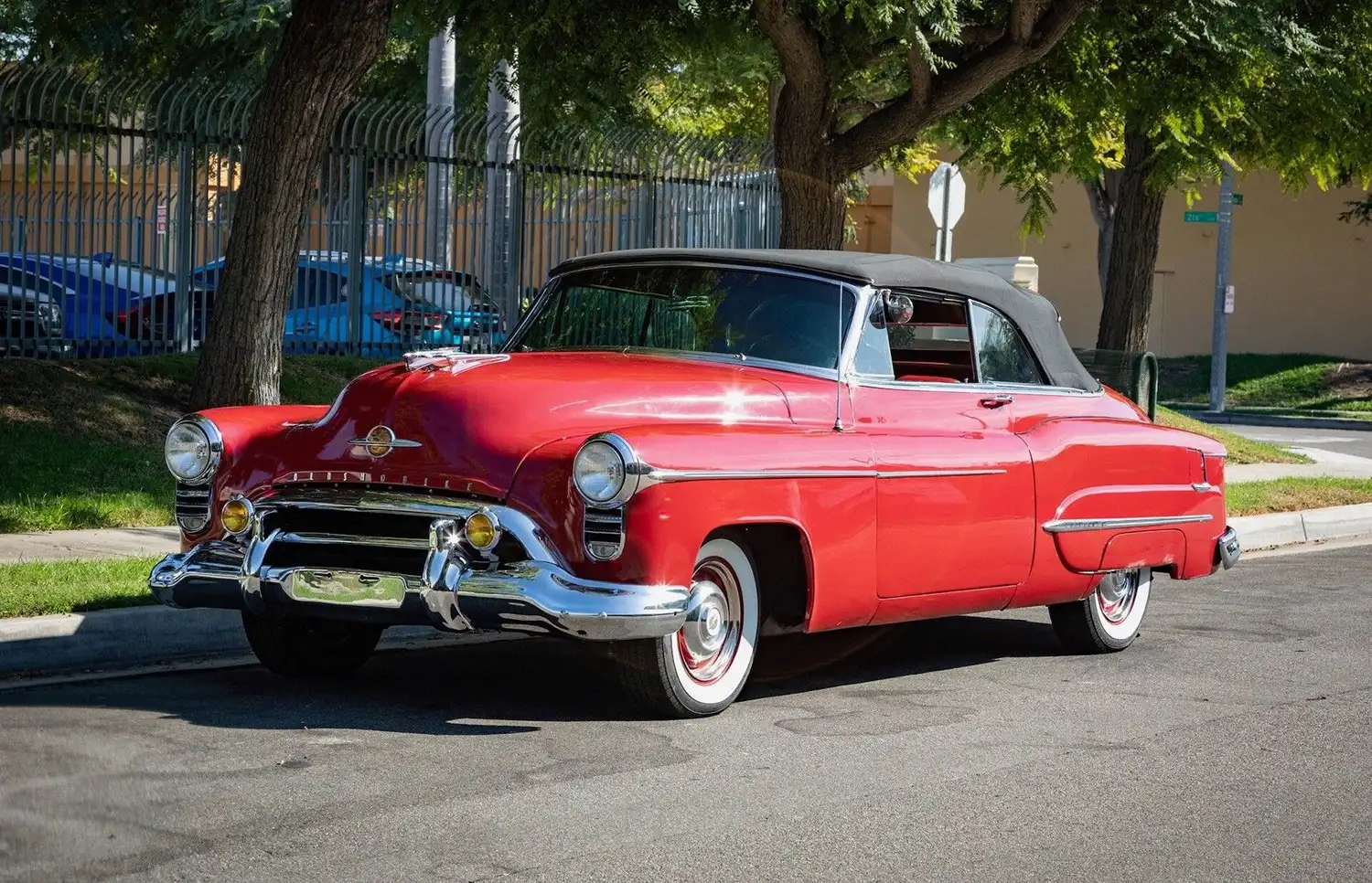 Red Rocket: A Restored 1950 Oldsmobile 98 Convertible Roars Back to Life