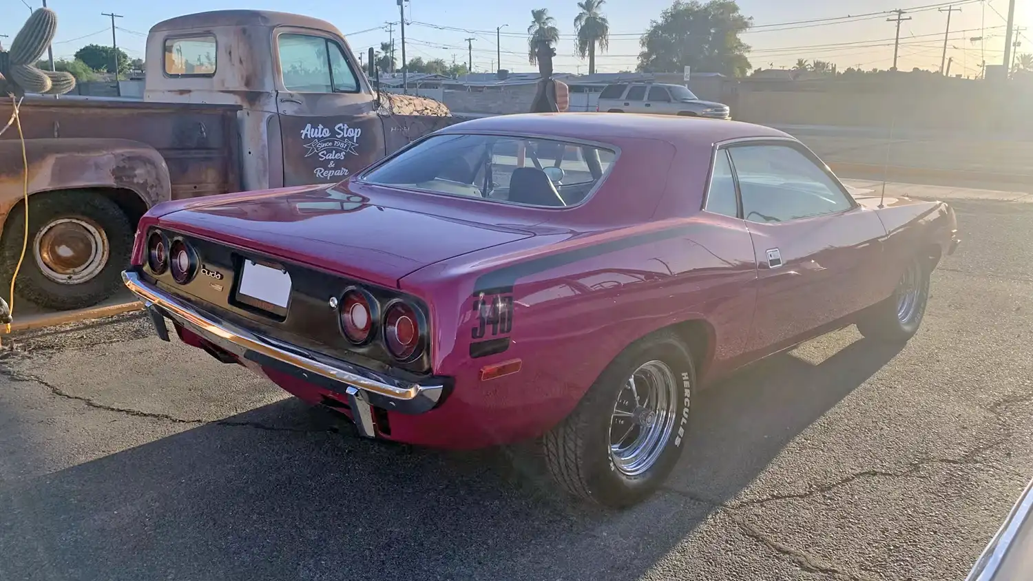 The Elusive Pink ‘Cuda: A Restored 1974 Plymouth Barracuda