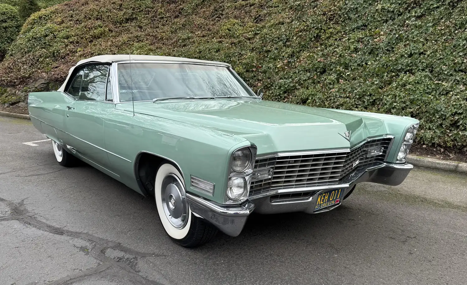 Pinehurst Green Perfection: 1967 Cadillac DeVille Convertible